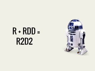 R + RDD = 
R2D2 
 