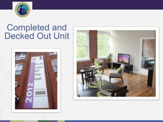 Completed and
Decked Out Unit
 