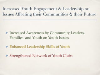 E4Y--Engaged, Educated and Empowered Ethiopian Youth | PDF