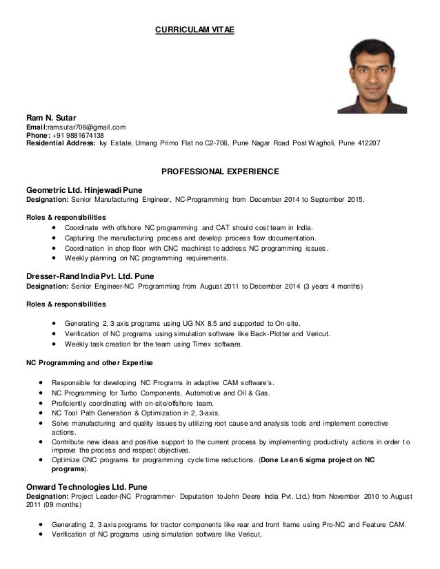 Ram Resume
