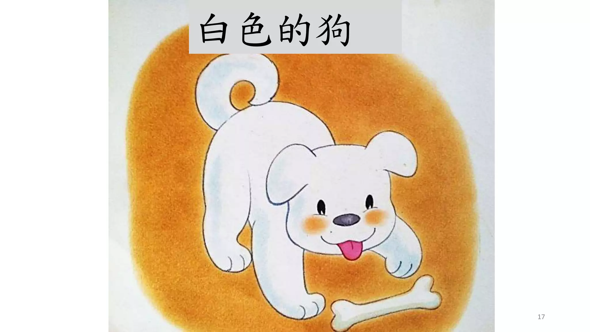 17
白色的狗
 