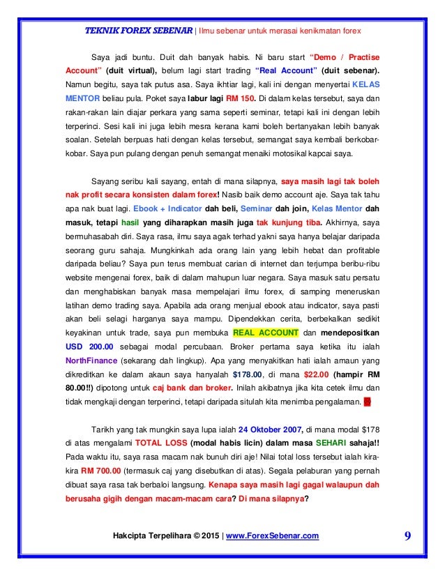 Teknik forex sebenar ebook download