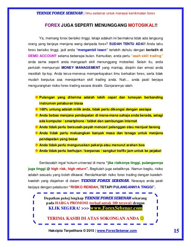 Teknik forex sebenar