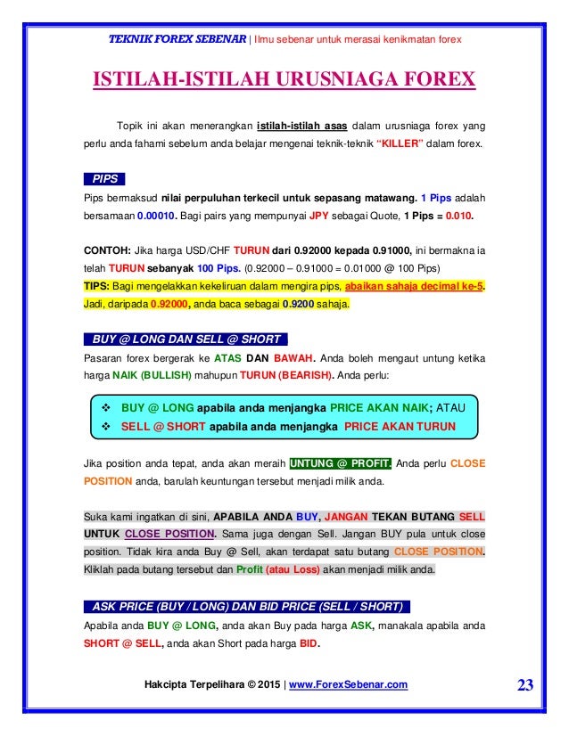 Teknik killer forex