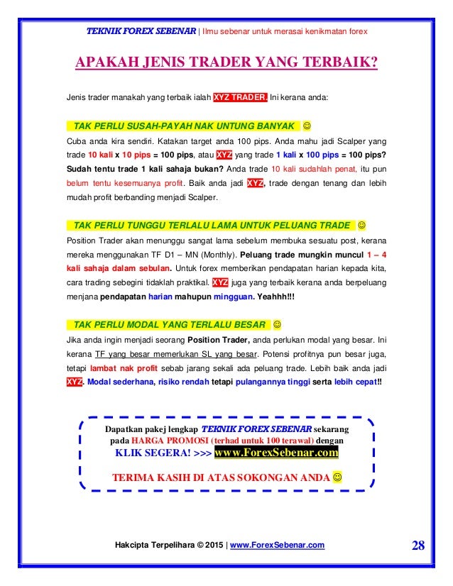 Teknik forex sebenar v2