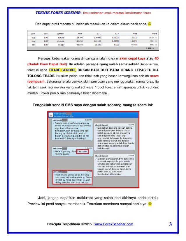 Teknik forex sebenar v5