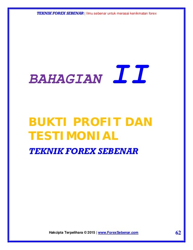 Teknik forex sebenar v3 review