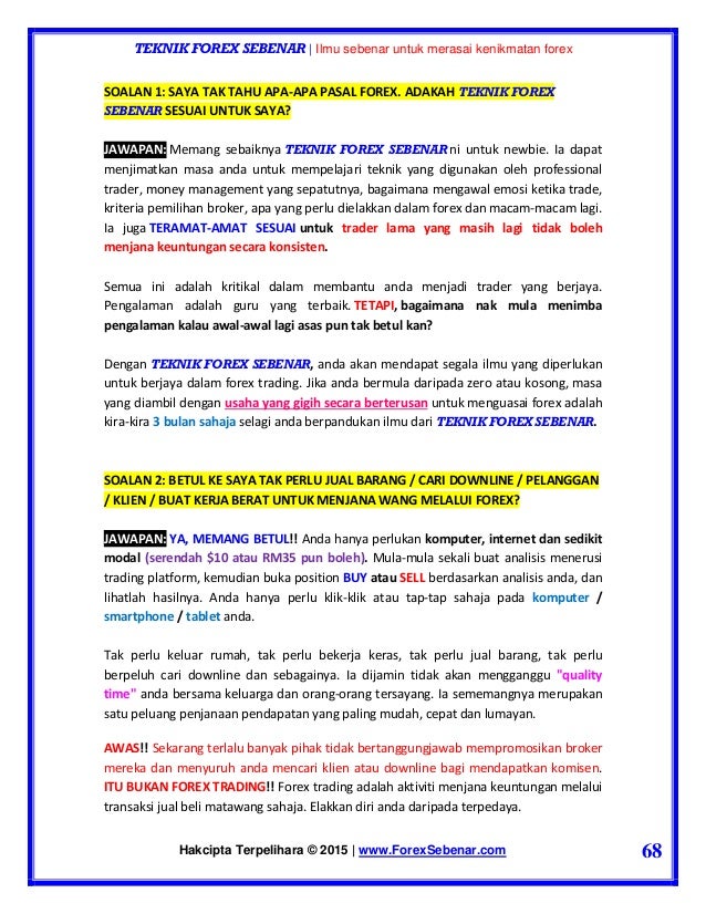 Teknik killer forex