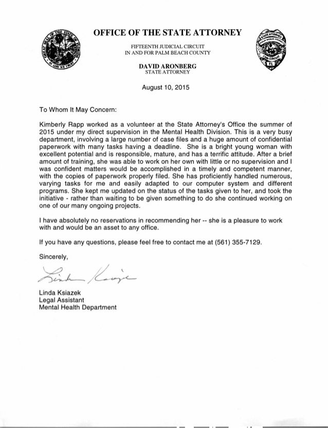 Linda Ksiazek Sao Letter Pdf