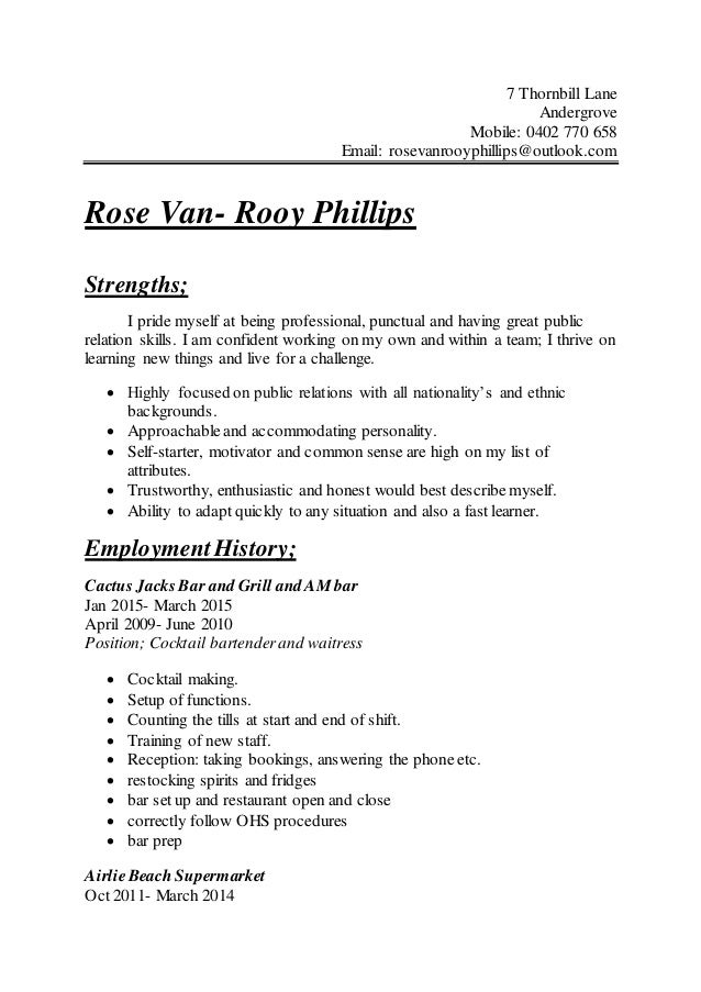 updatwd resume