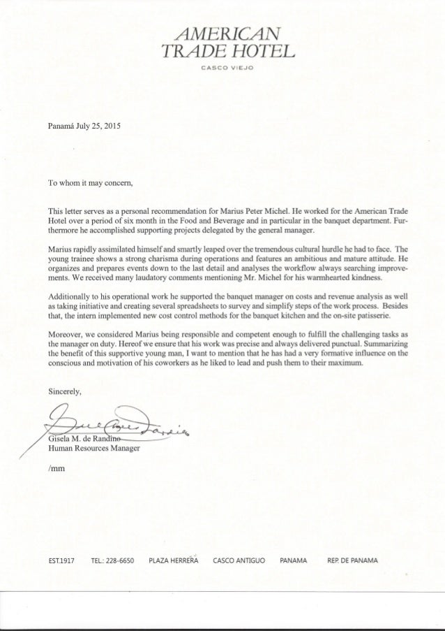 To Whom It May Concern Zeugnis Sample Letter Of To Whom