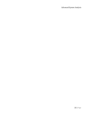 Advanced System Analysis 
 
 
22 | ​Page 
 
 
