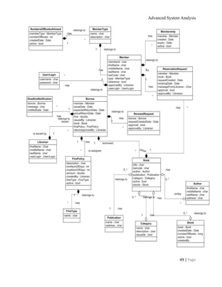 Advanced System Analysis 
 
49 | ​Page 
 
 