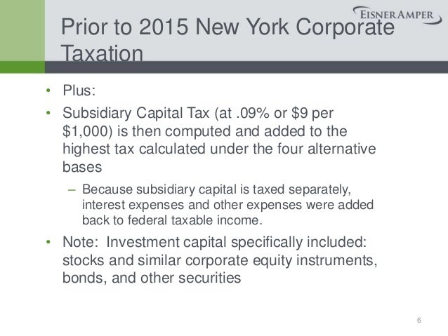New york state tax treatment of stock options