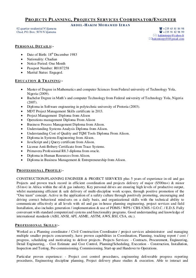 resume projects engineer planner project services 2 project planners resumes