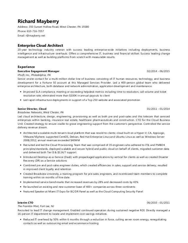 Rick Mayberry Ats Resume