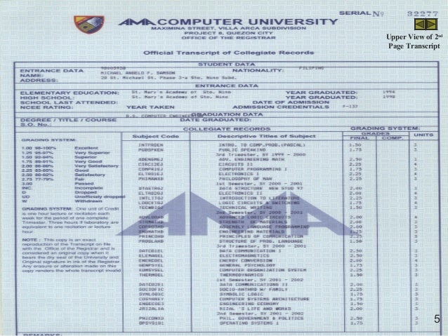Michael - Academic Profile - Enhanced.PPT