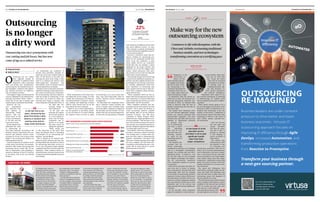 PERCEPTIONS
REBECCA BRACE
Outsourcing
is no longer
a dirty word
Outsourcing was once synonymous with
cost-cutting and job losses, but has now
come of age as a valued service
O
utsourcing has not always
been regarded warmly by
businesses or indeed by their
employees. Often associated
with cost-cutting and redundancies,
outsourcing has not benefited from be-
ing mistakenly conflated with offshor-
ing, whereby processes are shifted to
low-cost markets overseas.
This negative image was illustrated by
a survey published by the National Out-
sourcing Association (NOA), which¬¬
found that 22 per cent of people cited
outsourcing as a profession they dislike.
However, the sur-
vey’s respondents
also indicated that
their opinion of
outsourcing would
improve with suf-
ficient proof of the
sector’s contribution
to UK jobs and the
national economy.
Recent figures have
illustrated the value
of outsourcing by
both these measures. According to the
Business Services Association, the out-
sourced and business services sector
accounts for 9.3 per cent of gross value
added to the economy and employs 3.3
million people in the UK.
Growth is expected to continue across
a wide variety of activities. For example,
Deloitte’s 2014 Global Outsourcing and
Insourcing Survey found that 26 per
cent of respondents were planning to
outsource elements of their IT function
in the future, with 53 per cent already
doing so.
As outsourcing has continued to
become more prevalent, attitudes to-
wards the sector have indeed begun to
thaw. “In the last five to ten years, out-
sourcing has gone from being a dirty
word to a common tool used by most
mid-to-large-sized businesses,” says
Punit Bhatia, head of business process
outsourcing advisory at Deloitte.
Initiatives such as the NOA’s Outsourc-
ing Works campaign, which aims to pres-
ent a more accurate picture of the bene-
fits of outsourcing, may have helped to
raise the profile of outsourcing. At the
same time, the reasons for using out-
sourcing have begun to change, with
some companies refining their views on
the value that out-
sourcing brings to
their businesses.
In the past, out-
sourcing was regard-
ed first and foremost
as a cost-cutting ex-
ercise, but for many
companies, cost re-
duction is no longer
the main reason for
taking this approach.
“While saving cost
is still important, it has gone from
being the primary driver to becoming
a by-product of an outsourcing pro-
gramme,” says Mr Bhatia.
This is backed up by research pub-
lished by Grant Thornton last year. Im-
proving efficiencies was cited as a driver
for outsourcing back-office services by
57 per cent of business leaders globally
compared with 55 per cent who cited cost
reductions. Other common drivers in-
cluded business continuity, better access
to expertise and allowing staff to focus on
core strategy.
While connotations of job losses have
not helped the sector’s image, it is also
evident that outsourcing can bring tal-
ent-related benefits. In practice, recruit-
ing, training and employing in-house
staff for every activity may not be the
best solution for every company.
“Talent is core to most organisations,
but the question is not always wheth-
er you can attract it, it’s more whether
the business wants to invest in talent
In the last five to ten
years, outsourcing has
gone from being a dirty
word to a common tool
used by most mid-to-
large-sized businesses
For Dafydd Poole, owner of
UK-based American-style diner
chain OK Diners, outsourcing
all possible processes seemed
like the natural choice following
a management buyout from
the Restaurant Group in 2001.
“Because we’d run the division
for a larger company, we could
see that with all the different
divisions and departments it was
almost like outsourcing anyway
– for example, the accounts func-
tion looked after seven different
restaurant chains,” he explains.
“Instead of employing people
ourselves, we decided to take the
same approach.”
The first step was to outsource
finance to management account-
ancy firm Jugglers, which provides
a complete range of management
accounting services. As well as
payroll, these services include
a virtual head office function,
answering a dedicated phone line
as OK Diners and dealing with all
mail. Since then, OK Diners has
outsourced purchasing to a food
buyer as well as a non-food buyer
for utilities, furniture and equip-
ment. Other areas which have
been outsourced include health
and food safety, human resources
and marketing.
Mr Poole thinks that many
directors are wary of outsourcing
due to a fear of the unknown
and concerns about a loss of
control. “People also think that
if they keep everything in-house,
it’s more cost effective,” he says.
“But I’d disagree. If you buy those
services in, you don’t have to
worry about premises, rent rates,
holidays, sickness or recruitment.
You have the reassurance of fixed
costs that aren’t going to escalate
over the course of the year.”
He concedes that outsourc-
ing so many processes may be
unusual in the catering industry,
but says the approach makes
perfect sense. “This removes a
whole layer of day-to-day issues
which would take me away from
the core of my business and
allows me to do what I’m good
at,” he concludes. “I’m surprised
there are not more small chains
doing the same because many
of them end up overpaying for
little bits of service or soaking
up time which could be spent
more productively.”
in an area that is not core to their busi-
ness,” says Chris Stancombe, chief ex-
ecutive, business process outsourcing
at Capgemini.
Mr Stancombe says companies choos-
ing to outsource certain activities can
access a broader pool of flexible talent
across the globe. Employees working for
the providers can also benefit. “For em-
ployees who join an outsourcing provid-
er, they have the opportunity to broaden
their experience in different service areas
and across different sectors,” he says.
“This amounts to greater development
in their professional capabilities and im-
proved career prospects.”
However, it should be noted that em-
ployees working for outsourcing pro-
viders do not necessarily benefit from
better terms and conditions, at least
where public services are concerned.
Earlier this year, for example, a report
published by the Smith Institute and
UNISON, one of the UK’s biggest trade
unions, found contractors were earn-
ing as much as 15 per cent less than the
lowest paid council employees.
Outsourcing’s image may be improving
overall, but for individual companies, ex-
perience can play a significant part in de-
termining how outsourcing is perceived.
For example, organisations which have
more experience of outsourcing may
have a greater level of trust in their pro-
viders than companies using outsourc-
ing for the first time.
“Those companies which are less fa-
miliar with outsourcing tend to go into it
more cautiously, so we need to build that
trust to help them get the best out of the
relationship,” says Mr Stancombe.
Other companies maintain that out-
sourcing is not the best solution for their
business. “We’ve taken the decision to
avoid outsourcing wherever possible
and manage many of our key business
functions in-house,” says Will Rees,
co-founder of family business Direct
Online Services, which specialises in sol-
id-wood worktops. “This has been a core
part of the business strategy since launch
and, because our company has grown so
quickly, taking this approach has helped
us to keep tight control of costs.”
Nevertheless, with more companies ex-
pecting to outsource selected activities
over coming years, it seems some pro-
gress has been made in addressing the
negative connotations associated with
this sector. Outsourcing may not be right
for every company, but with fewer mis-
conceptions surrounding the topic, com-
panies will be better placed to choose
based squarely on the facts.
WHY BUSINESSES OUTSOURCE BACK-OFFICE SERVICES
Source: Grant Thornton 2014
Make way for the new
outsourcing ecosystem
Commerce is rife with disruption, with the
Ubers and Airbnbs overturning traditional
business models, and new technologies
transforming convention at a terrifying pace
KERRY HALLARD
Chief executive
National Outsourcing Association
Disruption in the
outsourcing in-
dustry over the
past 12 months surpass-
es changes seen during
the last 12 years. Some
say outsourcing is set
to become the industrial
revolution of the 21st cen-
tury, while others claim the
end of the industry is nigh.
To determine what the future ac-
tually has in store, the National Out-
sourcing Association launched Out-
sourcing in 2020, an industry-wide
study to discover what the face of
modern outsourcing will look like in
five years’ time.
The results were extremely posi-
tive and forecast significant change.
Firstly, our research indicated that
outsourcing’s popularity will grow
between now and 2020, with the vast
majority of respondents planning
to increase their
use of outsourcing
and only a select
few indicating
they will be scal-
ing back their out-
sourcing activity.
So much for the
impending death of
the industry.
The research also
revealed that the
drivers motivating
companies to outsource are changing
and in a thoroughly contemporary
manner. Yes, cutting costs was still a
significant driver – it always is – but
for the first time we saw accessing
new digital technology and improv-
ing the end-customer experience
were comparably popular as reasons
to outsource.
Both service providers and their cli-
ents were also in favour of sharing
risk to reap greater rewards from their
outsourcing, with four key changes
to the future of outsourcing contracts
expected. Contract values will be more
outcome-based, providers will be con-
tracted as systems integrators sharing
risk, procurement will become a more
important part of the process and
notice periods will become significant-
ly shorter.
On the buy-side, many companies
expect to transition to cloud and as-a-
service models, where they
only pay for what they
use. Across the board,
there will be increased
investment in a number
of exciting areas, in-
cluding innovation, dig-
ital, data analytics, ro-
botic process automation
and artificial intelligence.
Meanwhile, don’t expect to see
any renewed investment in reshoring
or backsourcing; it’s unlikely there
will be a significant increase in offshor-
ing either.
While there’s clearly going to be a
lot of technological investment in the
build up to 2020, it’s important to re-
member that technology is just the
enabler. In the future, a multitude of
best-of-breed vendors will utilise this
technology to deliver to the needs of
their clients, namely customer-cen-
tric operations.
Data has become
the new gold and
service providers
will have an essen-
tial role to play in
mining it, refining
it and keeping it
secure on behalf of
their clients.
The picture that
Outsourcing in 2020
has painted is that
of a dynamic, new
outsourcing ecosystem, with the in-
dustry set to become simultaneously
more collaborative and more compet-
itive. A new breed of niche, specialist
service providers is set to gain signif-
icant market share from their larger
competitors. Established outsourcing
giants will need to partner with their
smaller adversaries or, in some cases,
face extinction.
The speed and willingness with
which these companies adapt and de-
velop new skills will determine who
wins and who loses in 2020. Some big
outsourcing names will disappear in
the next decade as a result.
The full Outsourcing in 2020 research
report, complete with statistics, will be
available in the Outsourcing Yearbook
2016. To receive your free copy early
next year, go to the National
Outsourcing Association web-
site and register your interest.
OPINION COLUMN
A new breed of niche,
specialist service
providers is set to gain
significant market
share from their
larger competitors
of members of the public
asked cited outsourcing
as a profession they dislike
22%
CASE STUDY: OK DINERS
Global survey of senior executives from private companies
57%Improving efficiencies
55%Reducing cost
45%Ensuring business continuity
45%Better access to expertise
43%Allowing staff to focus on core strategy
42%Mitigating risk through using specialists
35%Reducing staff headcount
33%
Ability to cut outsourced staff
more easily than employees
Polish offices of French group Capgemini, one of the world’s largest outsourcing companies
06 | FUTURE OF OUTSOURCING 10 / 12 / 2015 | RACONTEURraconteur.net FUTURE OF OUTSOURCING | 07RACONTEUR | 10 / 12 / 2015 raconteur.net
Share this article on social media via
raconteur.net
Source:
National Outsourcing Association
OKDiners
Capgemini
 