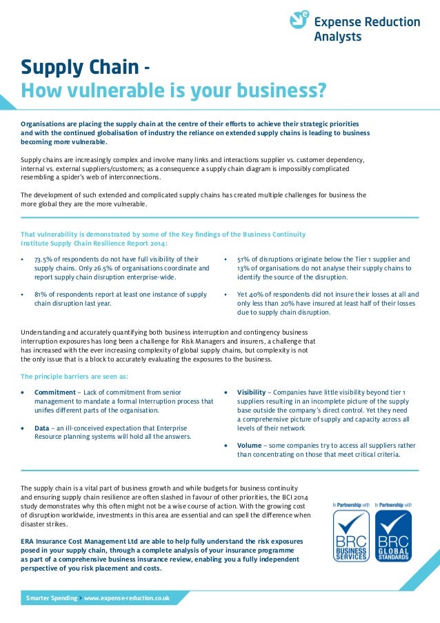 Supply Chain How Vulnerable