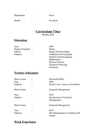 Perfect resume template picture