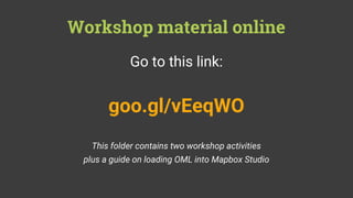 Making beautiful maps with Mapbox Studio by Charley Glynn | PPT