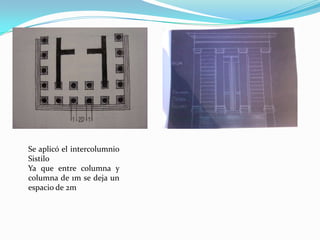MODELO INDIVIDUALObjetivo:En una fachada frontal de orden toscano en escala 1:200 aplicar las proporciones antes mencionadas.