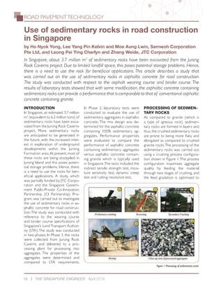 Sedimentary Rock for Road Construction IES Magazine April 2016 | PDF
