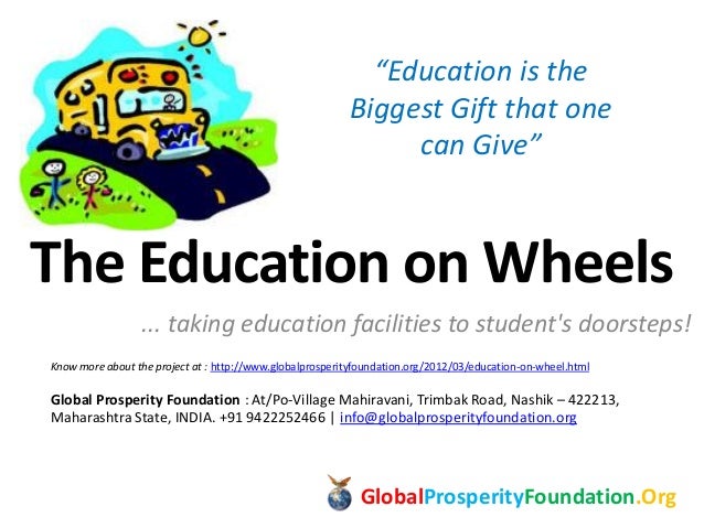 education on wheels concept paper pdf