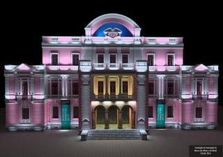 Portfólio CEILUX – nov/2014
Pág.: 12
Simulação de iluminação do
Museu das Minas e do Metal.
CEILUX, 2014.
 