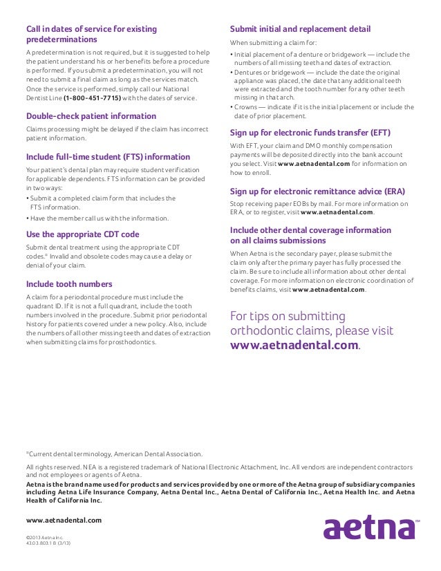 tips-for-submitting-dental-claims-to-aetna