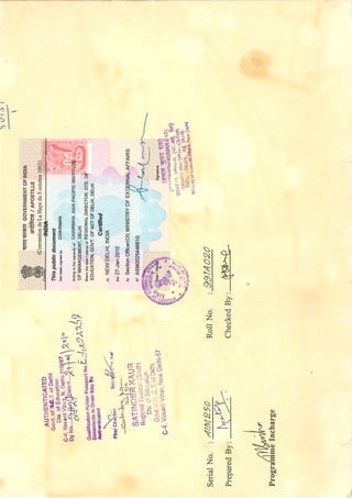 Apostilled Certficate (MBA) - Dillip