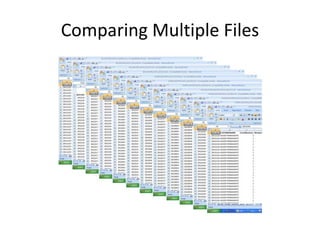 Comparing Multiple Files
 