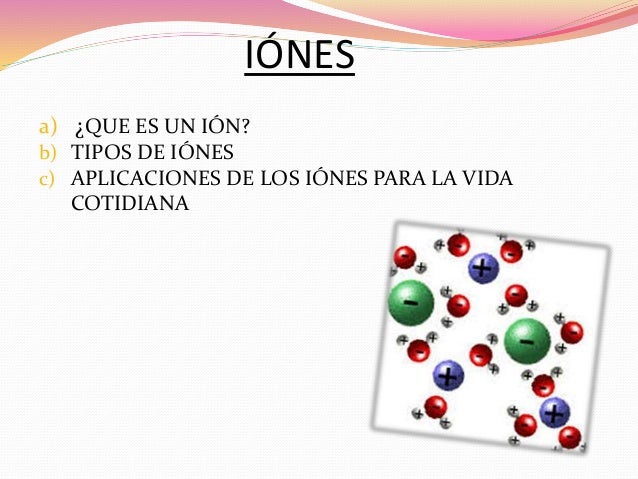 que es ion