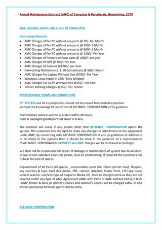 AMC Proposal | PDF