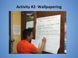 Activity #2: Wallpapering
12
 