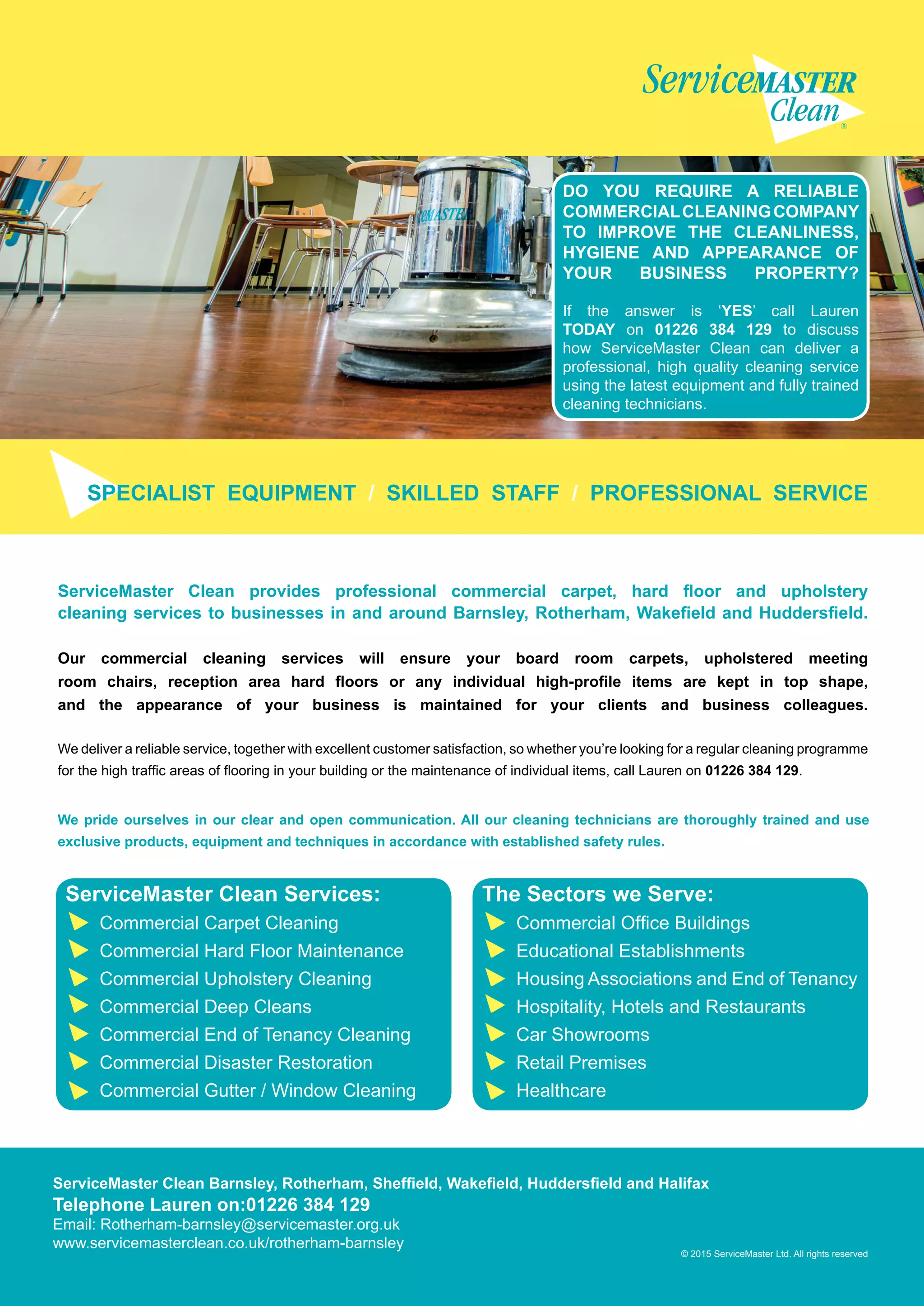 ServiceMaster Clean - About Us | PDF