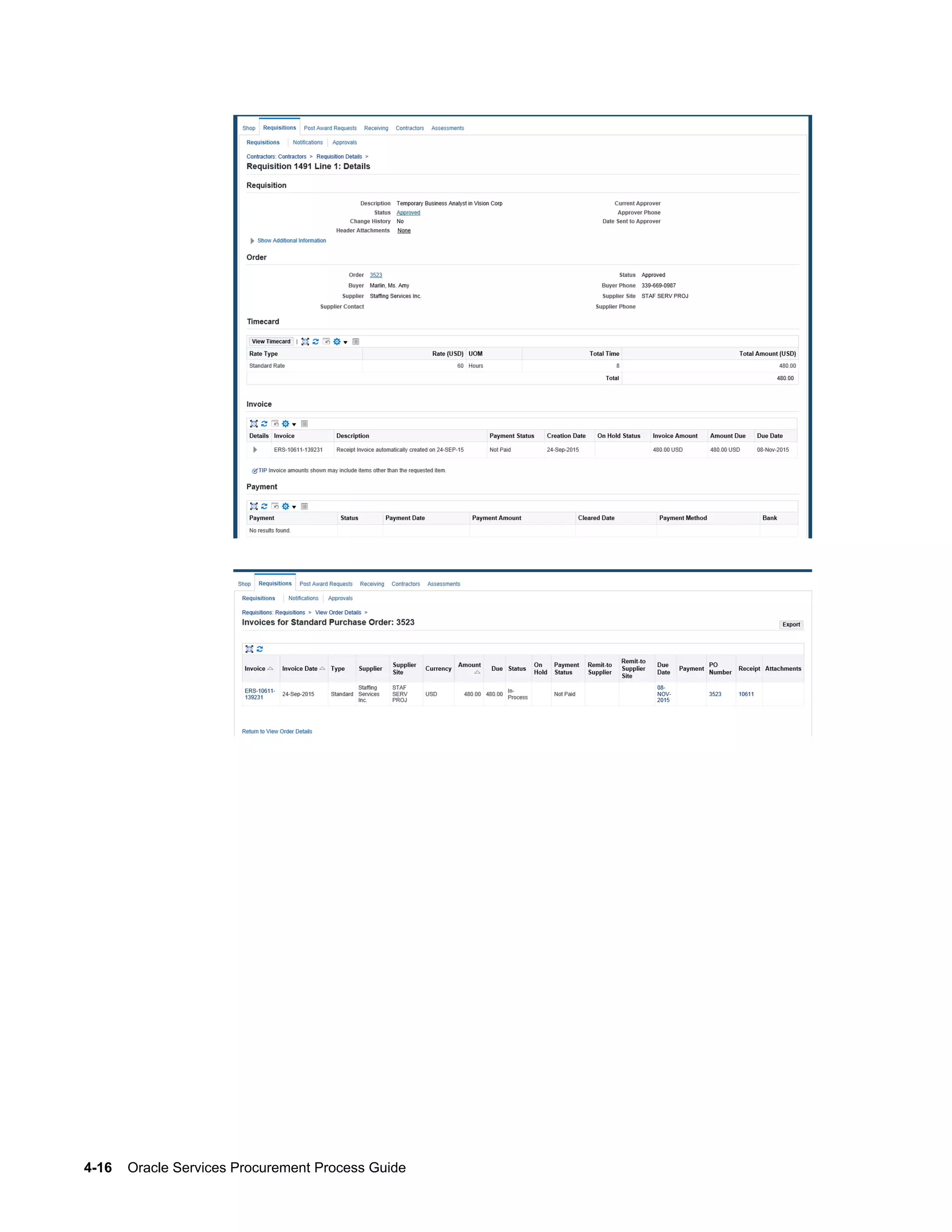 4-16    Oracle Services Procurement Process Guide
 