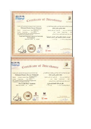 Certifications_Cairo Uni