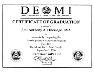 EOA Certification