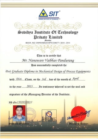 Vaibhav_SIT Certificate