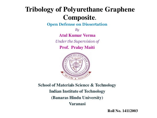 Phd thesis on tribology