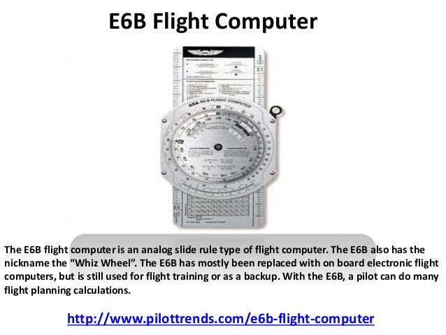 E6 b flight computer