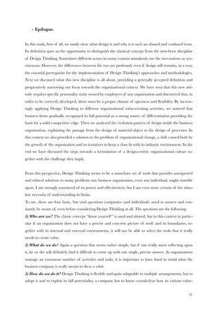 The Evolution of Design Thinking Edoardo Stecca 848179 | PDF