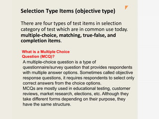 Educational Assessment and Evoluation (8602)