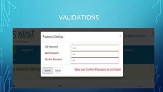 VALIDATIONS
 