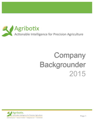 FREQUENTLY	
  
	
  
Page 1
Company
Backgrounder
2015
 