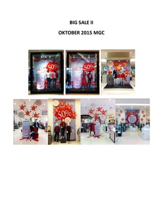 BIG SALE II
OKTOBER 2015 MGC
 