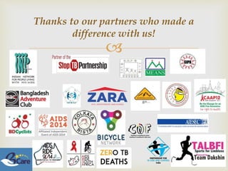 
Thanks to our partners who made a
difference with us!
 