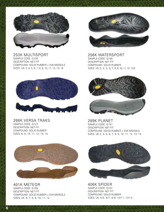 Vibram Color Code Vibram China 2015 Outsole Catalog - low-res | PDF