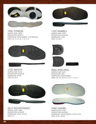 Vibram Color Code Vibram China 2015 Outsole Catalog - low-res | PDF